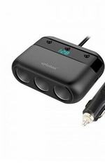 Разветвитель авто Eplutus FC-339 (2USB/3гн.) вольтметр