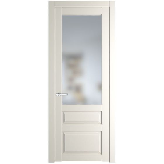 Межкомнатная дверь эмаль Profil Doors 2.5.3PD перламутр белый стекло матовое