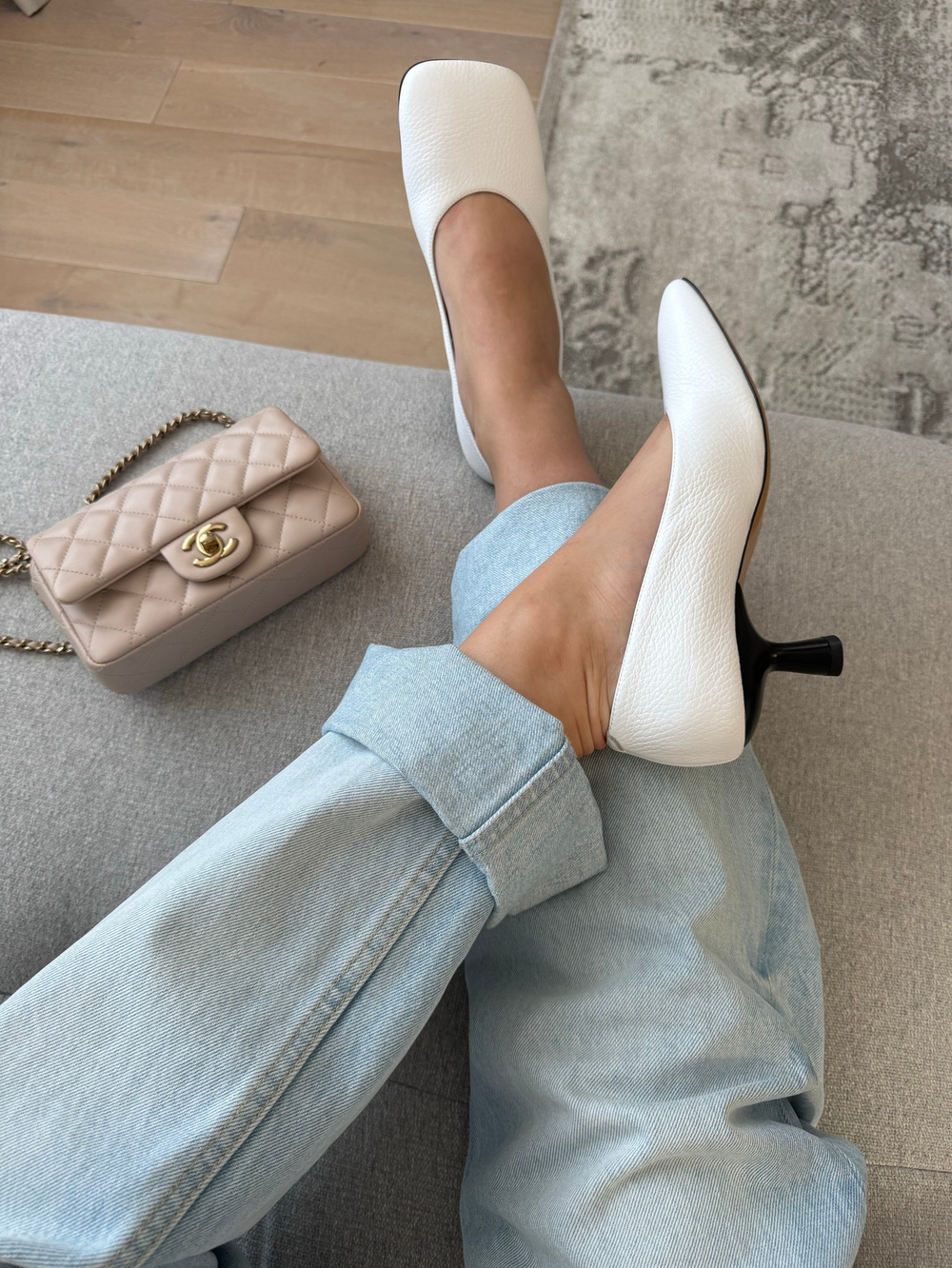 Туфли на устойчивом каблуке Kitten heel