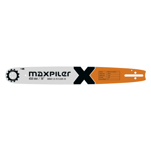 Шина для бензопил MXGB-1,5-72-0,325-18