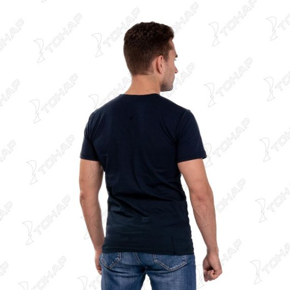 Комплект футболок 2 шт., цв.темно-синий/серый меланж р.46 Helios