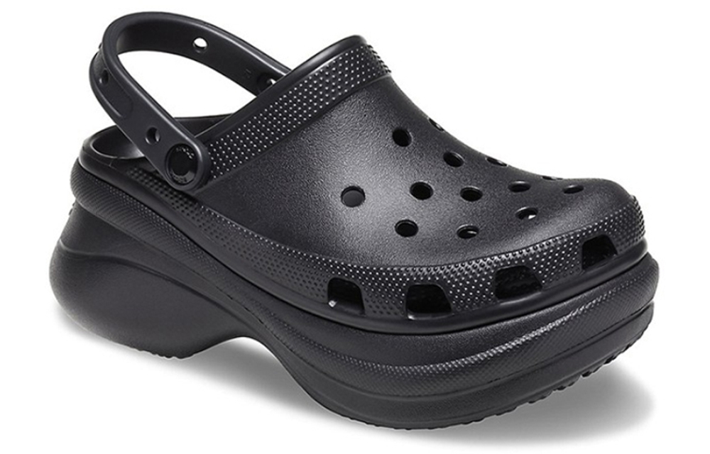 Crocs Classic clog Little whale Retro clog hole shoes Women's Black