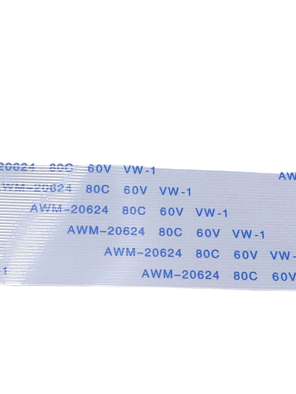 Шлейф FFC 40-pin Шаг 0.5mm Длина 30cm Прямой A-A AWM 20624 80C 60V VW-1