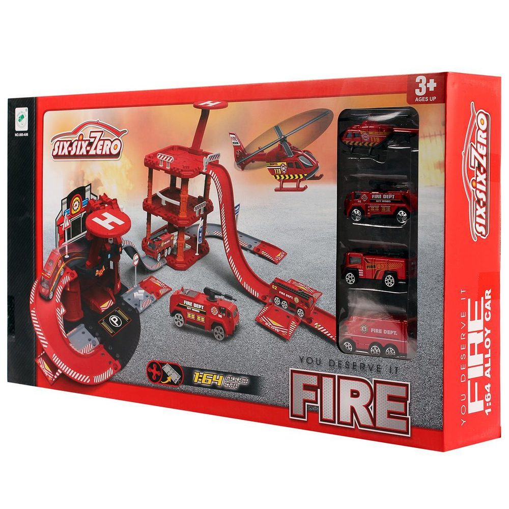 Парковка с транспортом коробка 660-A96