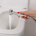 Смеситель для раковины BelBagno DUE-LVM/HGN-CRM-W0 с гигиеническим душем, без донного клапана