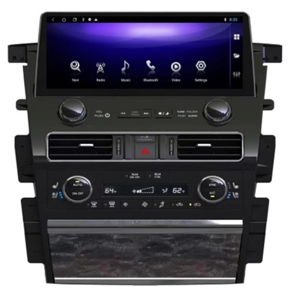Магнитола Infiniti QX80 2013-2019, QX56 2010-2013 - Radiola RDL-QX80 монитор 12.3" на Android 12, 6Гб+128Гб, CarPlay, 4G SIM-слот