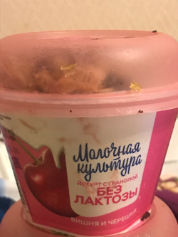 Йогурт с гранолой без лактозы