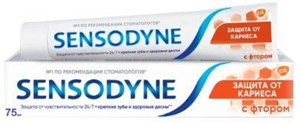 Sensodyne зубная паста Свежая мята с Фтором 75 мл.