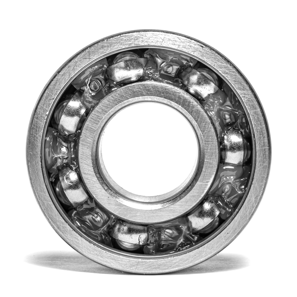 Подшипник шариковый радиальный однорядный с односторонним уплотнением, 25х62х21 мм (маховик дв. ММЗ, водяной насос КамАЗ)