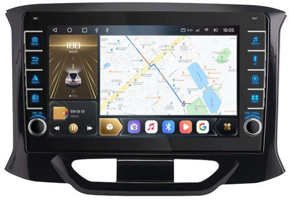 Магнитола для Lada Xray 2016+ - Carmedia OL-9064 (кнопки и крутилки), Android 12, TS10,  CarPlay, 4G SIM-слот