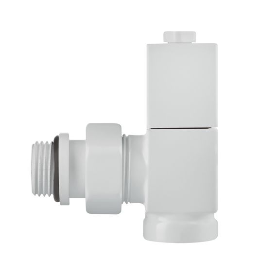 Набор дизайн-вентилей Royal Thermo CUBE, угловой (белый) 1/2quot; купить в Москве и Московской области по низкой цене с доставкой по России — (6) Набор дизайн-вентилей Royal Thermo CUBE, угловой (белый) 1/2quot; — (6)