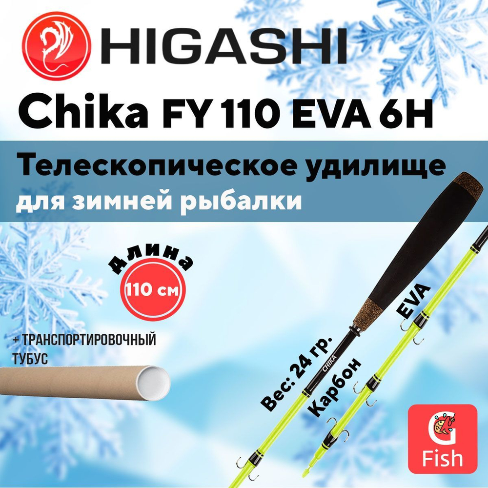 Удилище зимнее Chika FY 110 EVA 6H