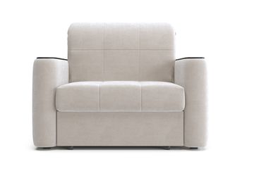 Кресло Ницца 0,8 -Velutto 17 бежевый/накладка венге