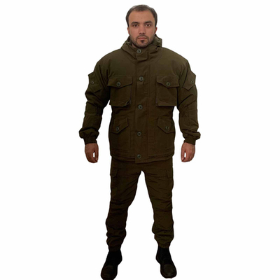 Зимний костюм «Горка-8» на флисе (олива) 60-62