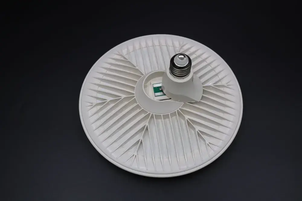 Лампочка светодиодная UFO 60 W, цоколь E27, Круг, Нейтральный белый, LED лампа UFO