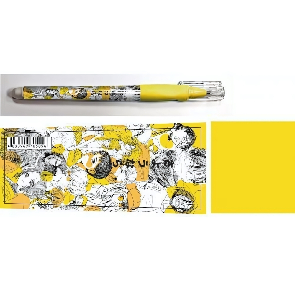 Ручка гелевая 0,5 мм, синяя "Аниме Подростки" (Центрум)