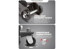 Домкрат гидравлический RF-TH22501 подкатной 2,5т (h min 135мм, h max 387мм) ROCKFORCE