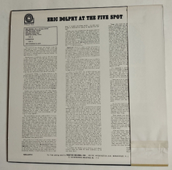 Винтажная виниловая пластинка LP Eric Dolphy At The Five Spot Volume 2 (Japan 1978) (Obi)