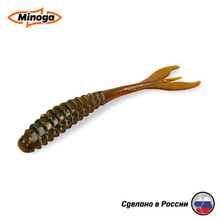 Силиконовая приманка "Minoga" PULSAR 6,0"(4шт) 152мм, 10 гр, цвет 027