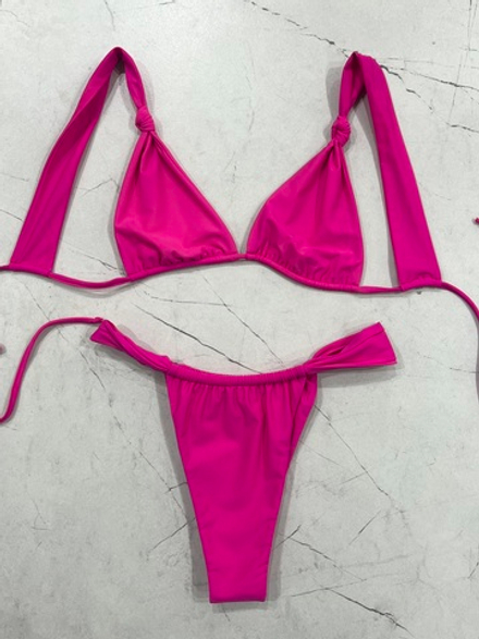 Купальник КНОТ АМАЗОНКА фуксия пошив