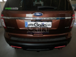 Фаркоп оцинкованный Galia F123C для Ford Explorer 2011-(паспорт и сертификат в комплекте)(без электрики)