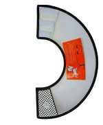 Воротник ветеринарный на липучках «ЛЮБИМЫЙ БРО», окружность шеи 19 - 26см, диаметр 38см (пакет)