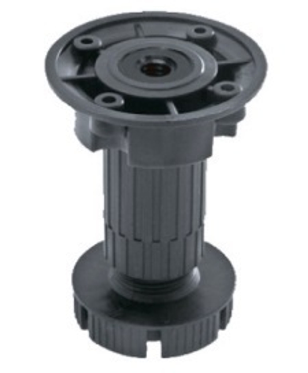 Опора кухонная Н-100 4 отв. разборная (Черная) (280шт)