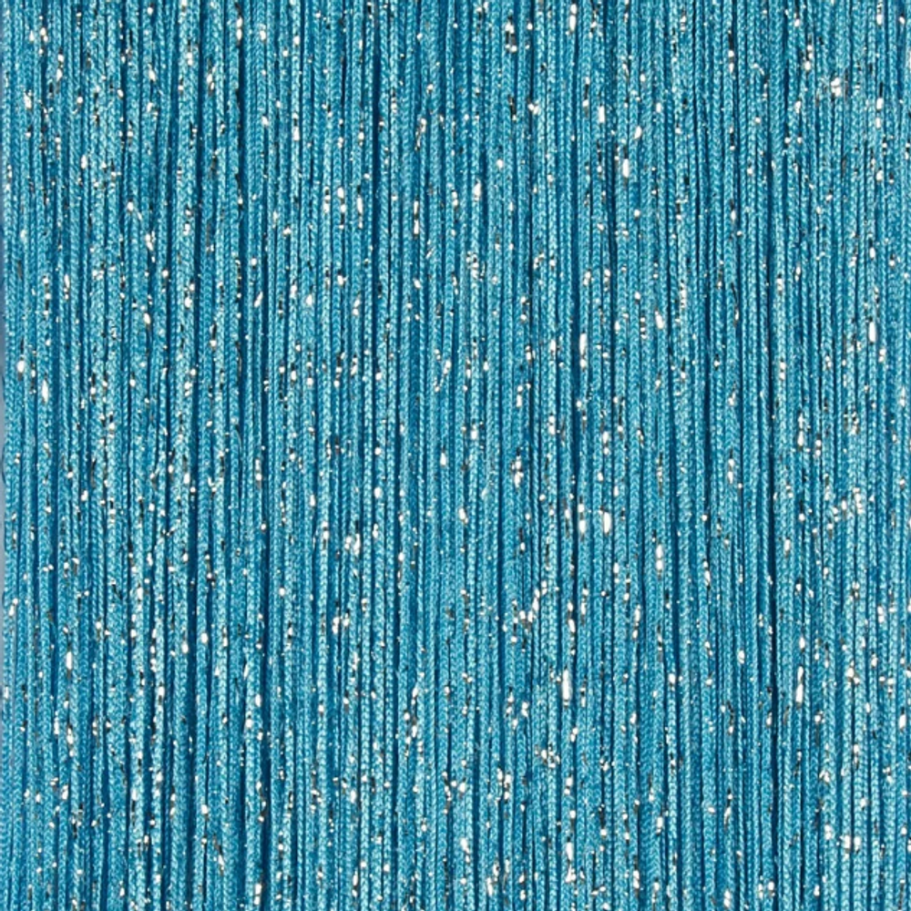 Нитяные шторы дождь - бирюзовые, 300 х 280 см. Арт. 201
