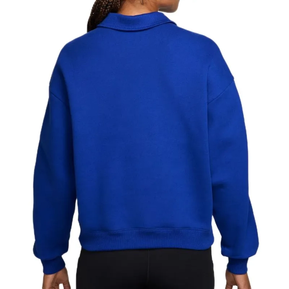 Женская Кофта теннисная Nike Court Collection Heritage Fleece - old royal