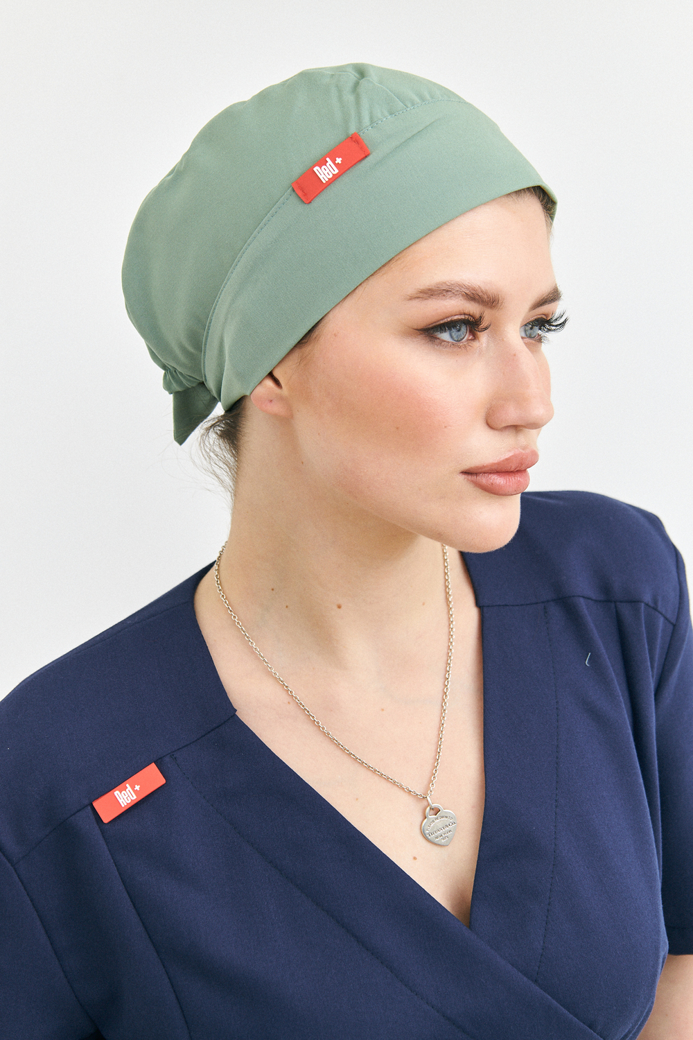 Шапочка медицинская унисекс, шалфей