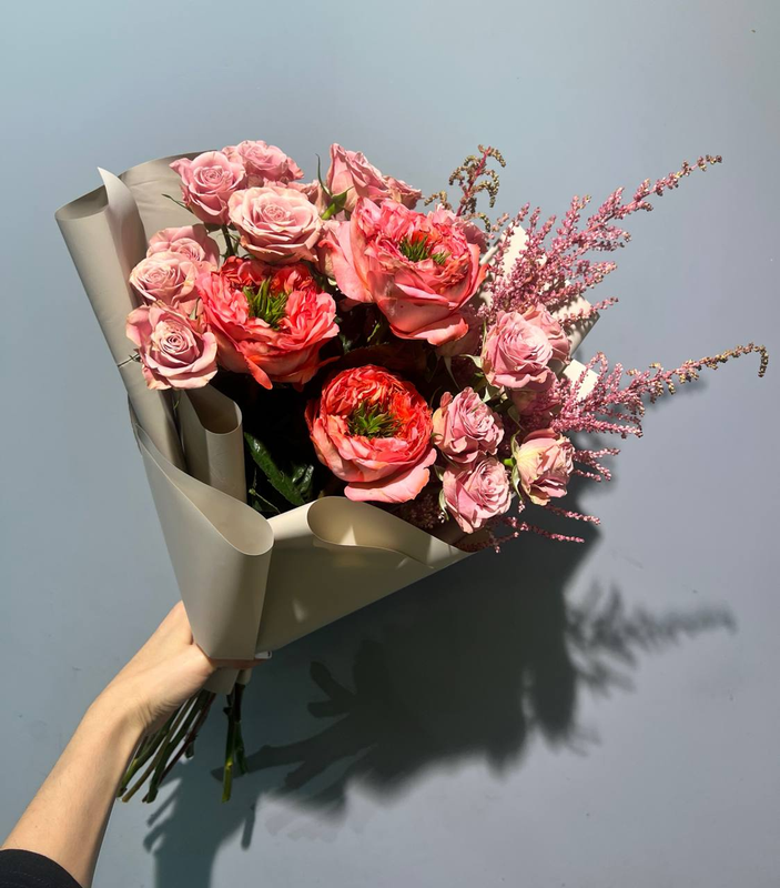 Букет "Розовая пантера"