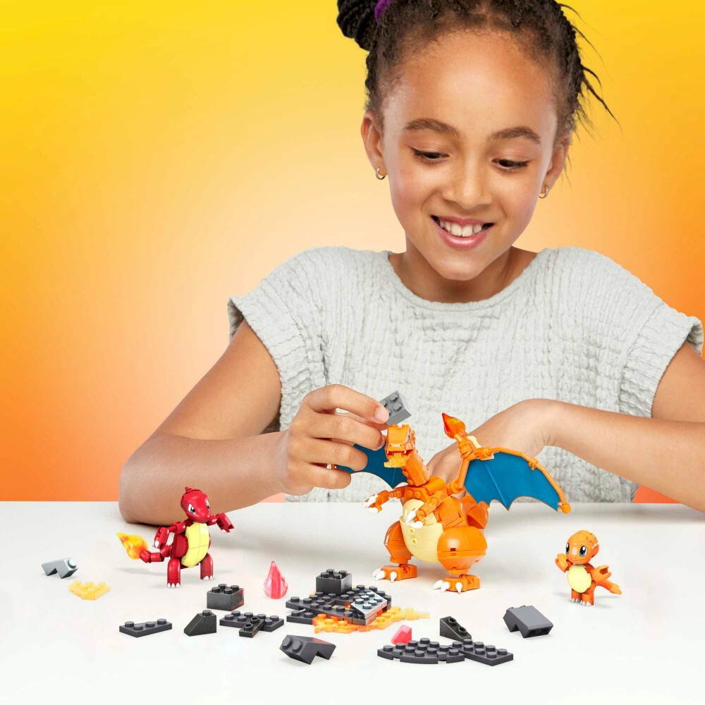 Mega Construx - Pokemon Charmander evolution Набор кирпичей 313 элементов. HFG06 / артикул   HFG06  / GTIN 194735039364