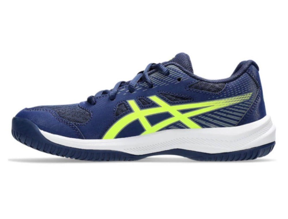 ASICS, UPCOURT 6, Volleyball, BLUE EXPANSE/SAFETY YELLOW, MEN, US 10,5 /EUR 44,5 /UK 9,5 /СМ 28,25