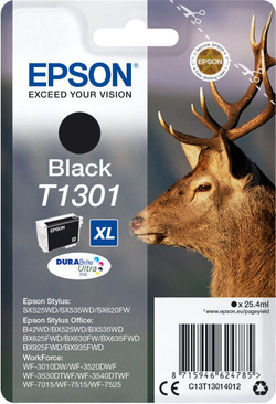 Epson Stag T1301 Подлинный Черный 1 шт C13T13014022