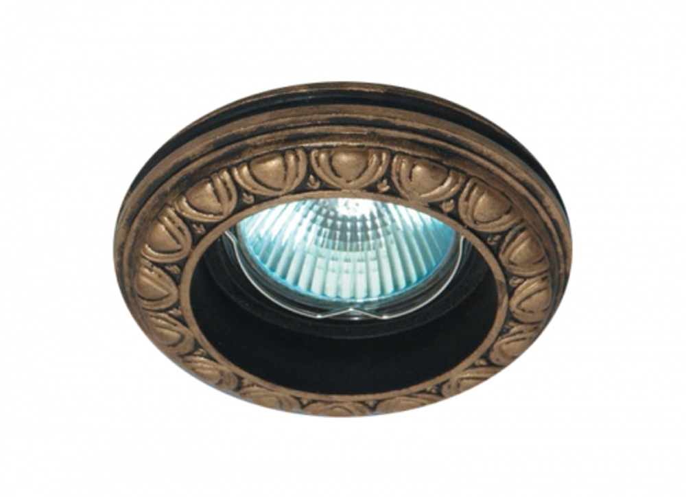 Светильник встраиваемый гипсовый  под сменную лампу