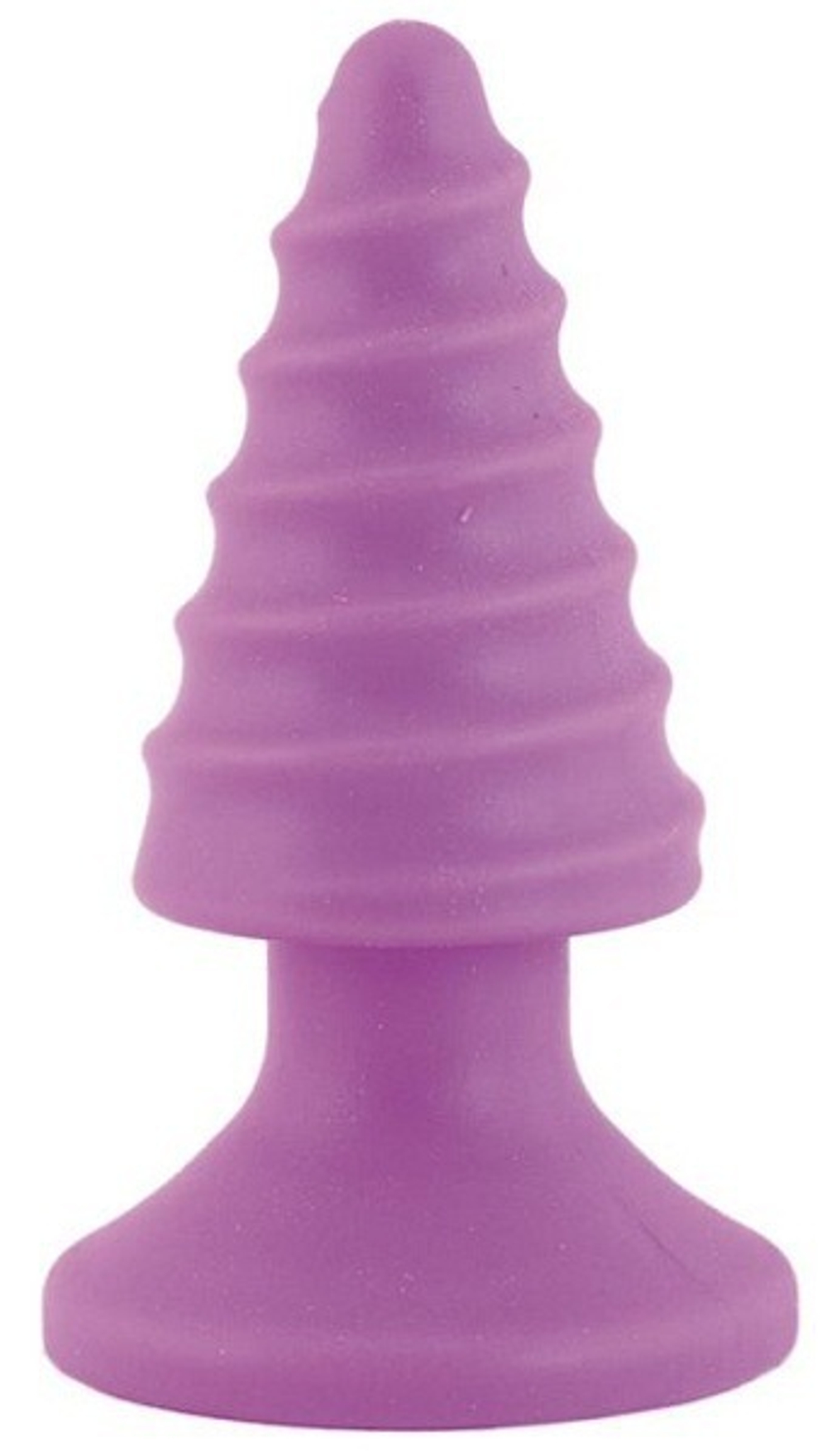Фиолетовая анальная пробка - конус