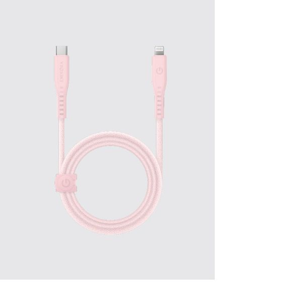 Кабель Energea Flow USB-C to Lightning 1.5M, Розовый | Pink