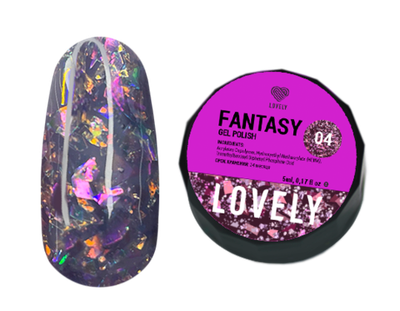 Гель-лак Lovely, коллекция Фантазия Fantasy № 04, 5 ml