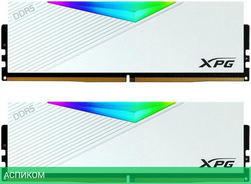 Оперативная память A-Data XPG Lancer RGB 32GB DDR5 White (AX5U6800C3416G-DCLARWH)