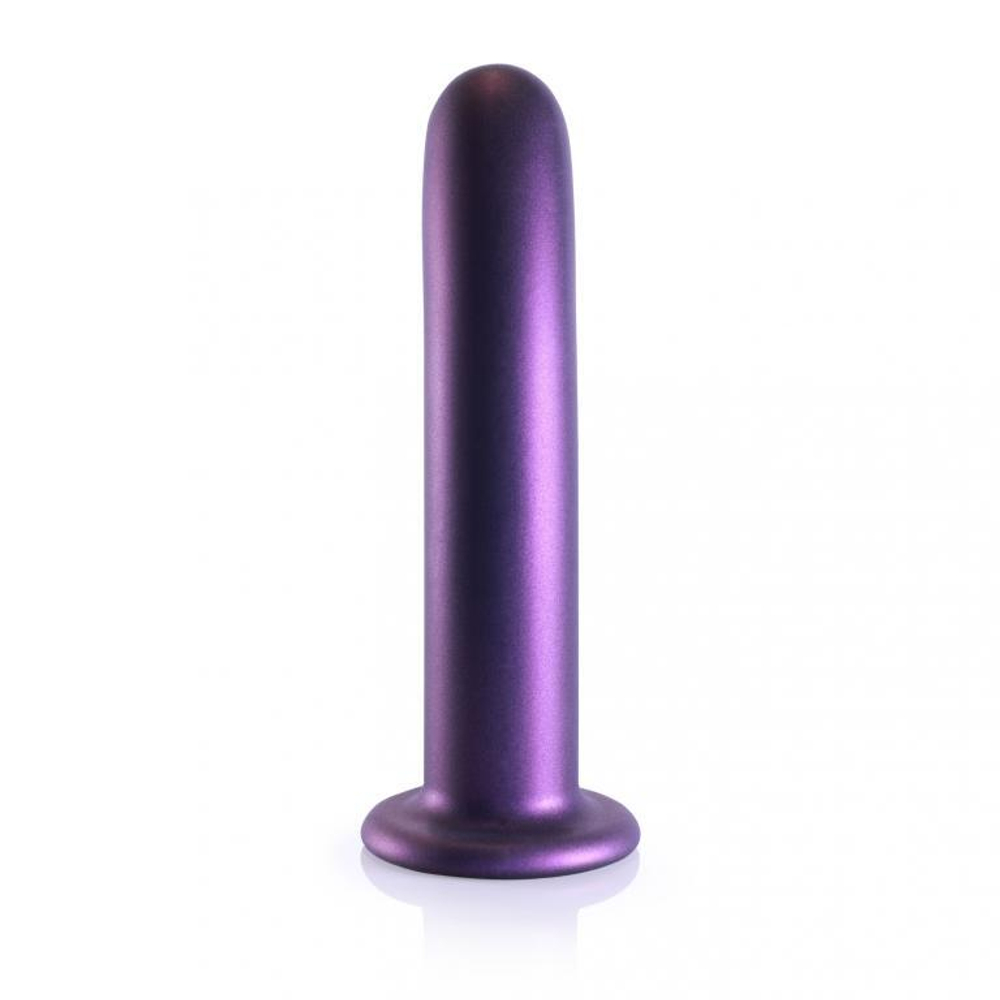 Фиолетовый фаллоимитатор Smooth G-Spot - 17,7 см.