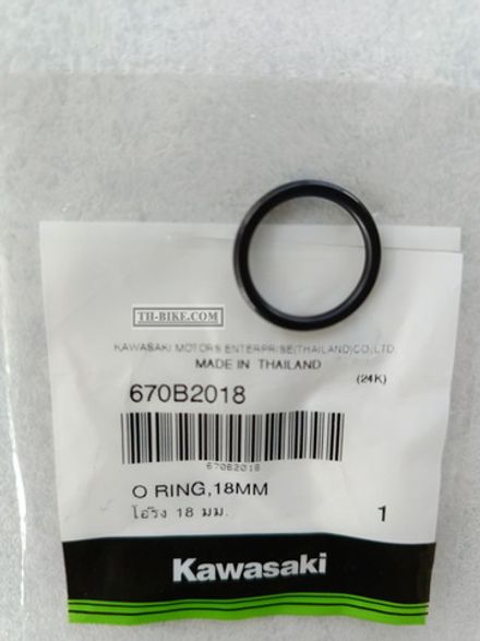 670B2018. O-RING, 18mm. KAWASAKI