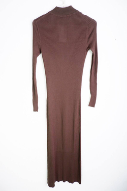 Платье Lime в рубчик длинное, маркировка XS, визуально на 42 размер