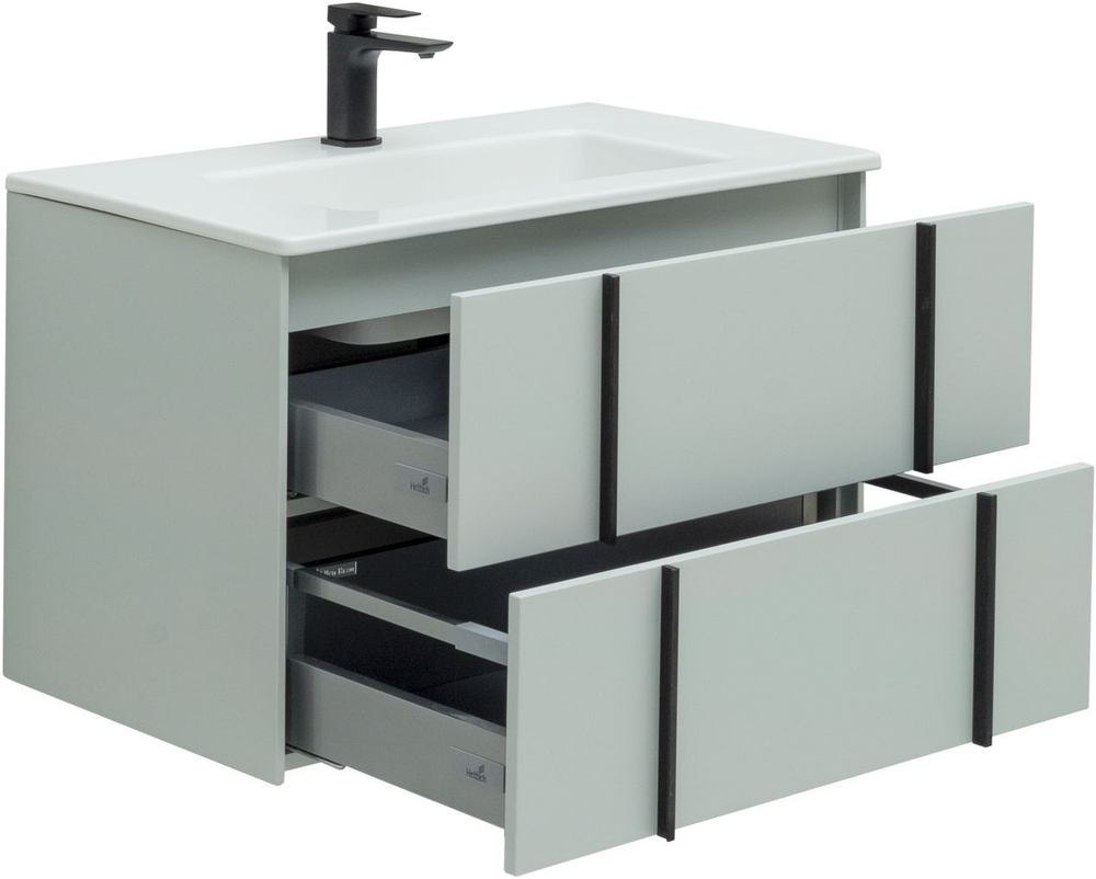 Тумба с раковиной Allen Brau Reality 1.32005.PWM 80 рapyrus white matt