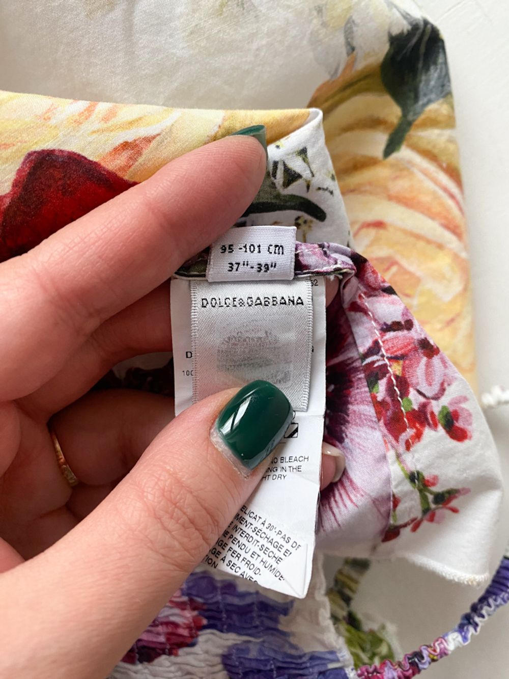 Хлопковое платье Dolce&Gabbana, 98