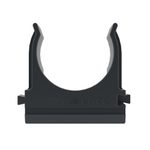 Держатель с защелкой, д.25мм, черный