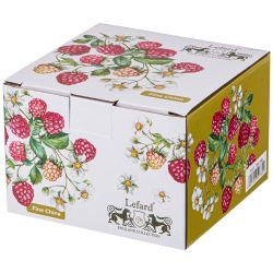 БАНКА С СИЛИКОНОВОЙ КРЫШКОЙ LEFARD "МАЛИНА" 500 МЛ (КОР=24ШТ.)