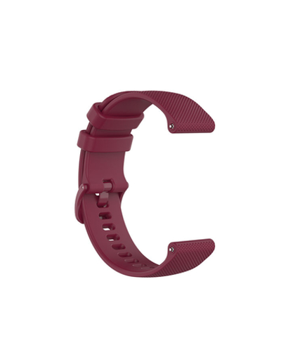 Ремешок 22 мм для Garmin Vivoactive 4, Venu 2 силиконовый быстросъемный (Вишневый)