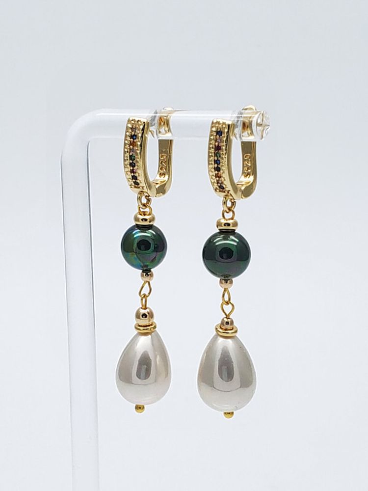91002056 Серьги Selena Pearls