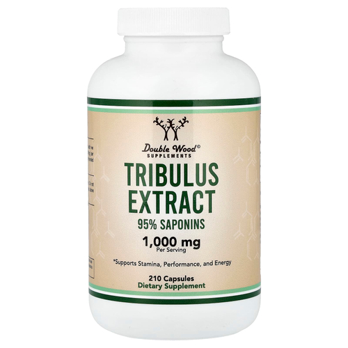 Double Wood Supplements, экстракт якорцев, 210 капсул (500 мг в 1 капсуле)