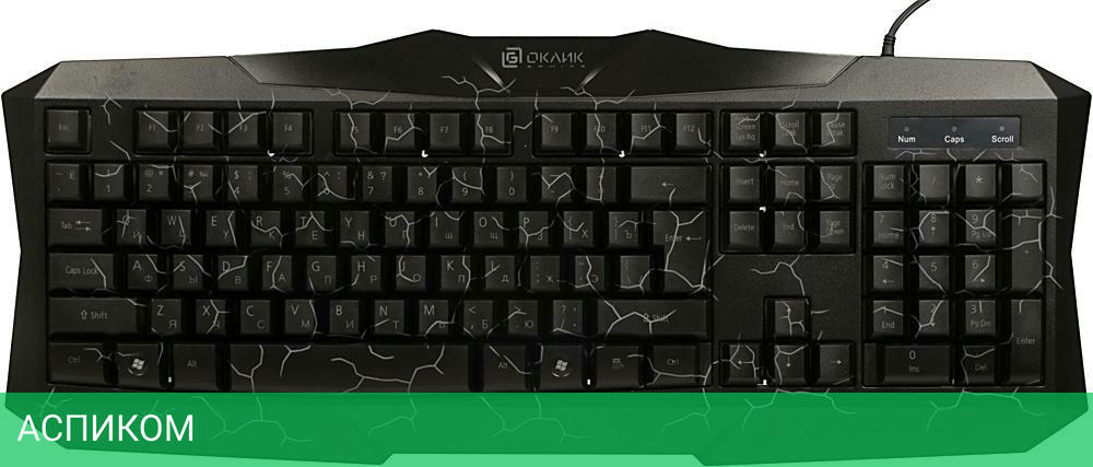 Набор периферии Oklick HS-HKM100G черный